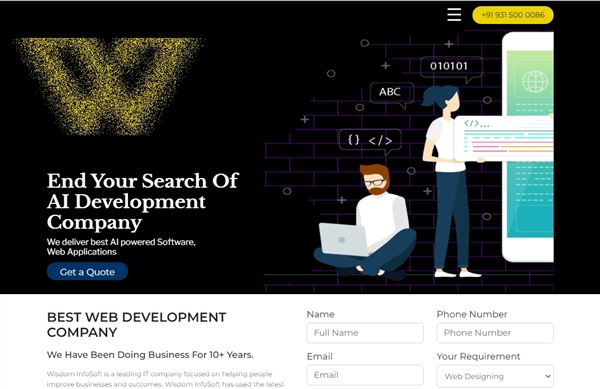 Website Development - Wisdom Infosoft Pvt. Ltd.