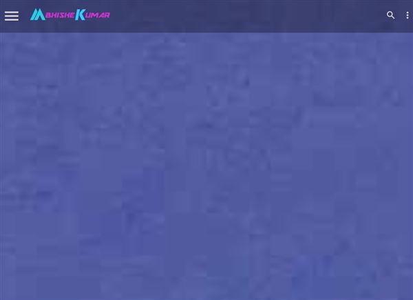 Abhishek Kumar - Creative Android Developer